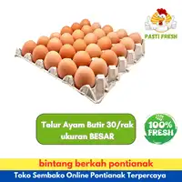 Telur Ayam Negeri PerButir - Ukuran Besar -Minimal Beli 30 Butir
